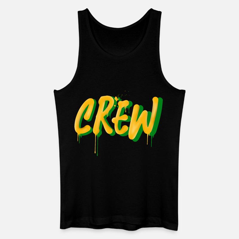 Crew - Männer Bio Tank Top - Schwarz