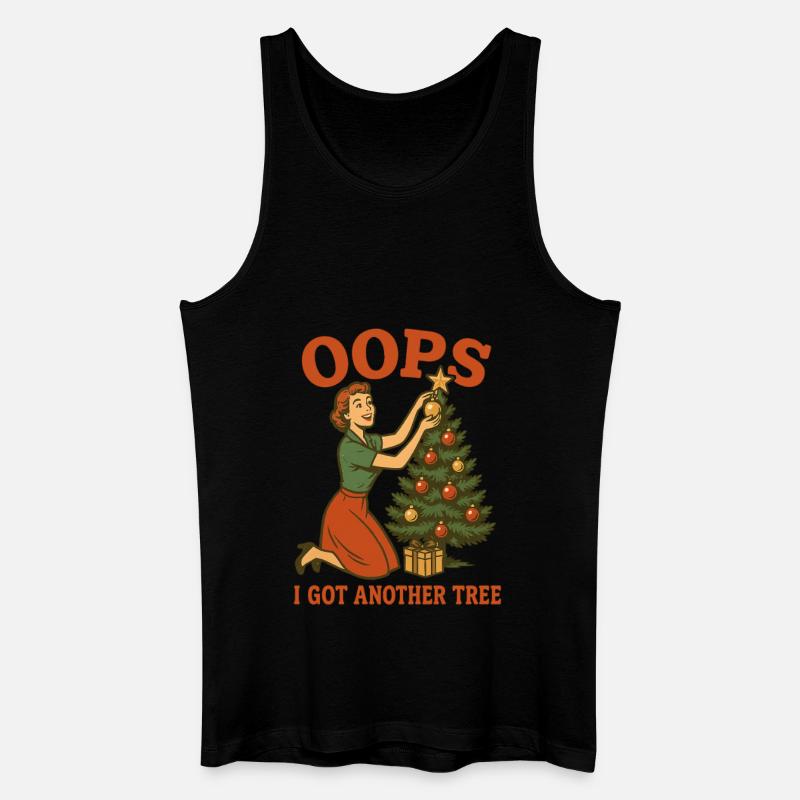 Oops I Got Another Tree - Männer Bio Tank Top - Schwarz