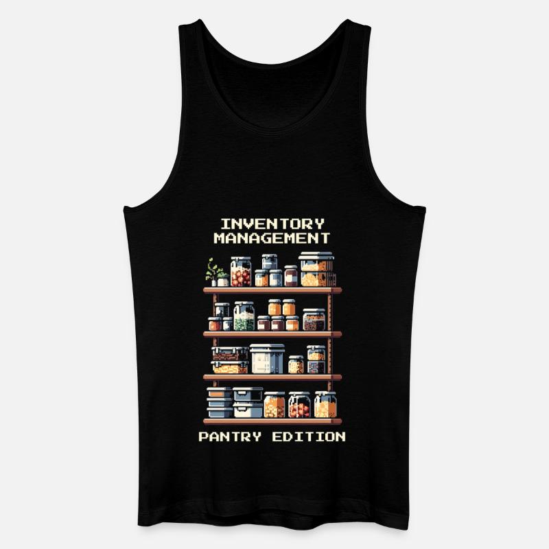 Inventory Management | Pantry Edition - Männer Bio Tank Top - Schwarz