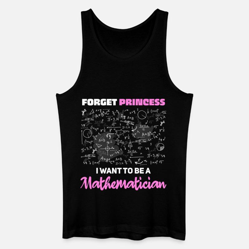 I Want to Be a Mathematician - Männer Bio Tank Top - Schwarz