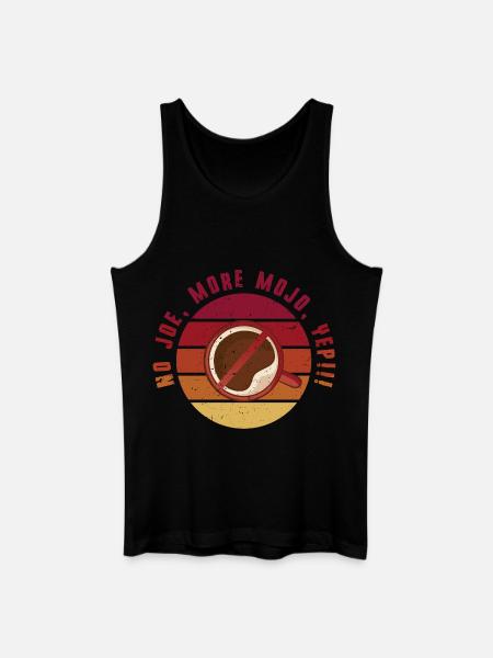 Coffee withdrawal decaffeinated ex-coffee drinker - Men’s Organic Tank Top - black
