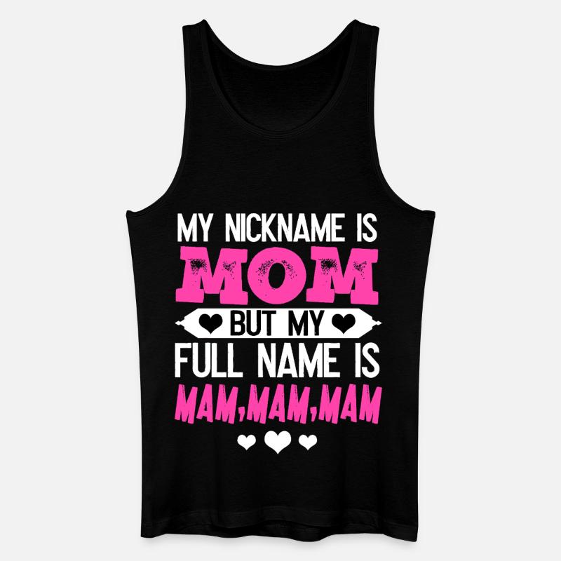 Mama - Männer Bio Tank Top - Schwarz