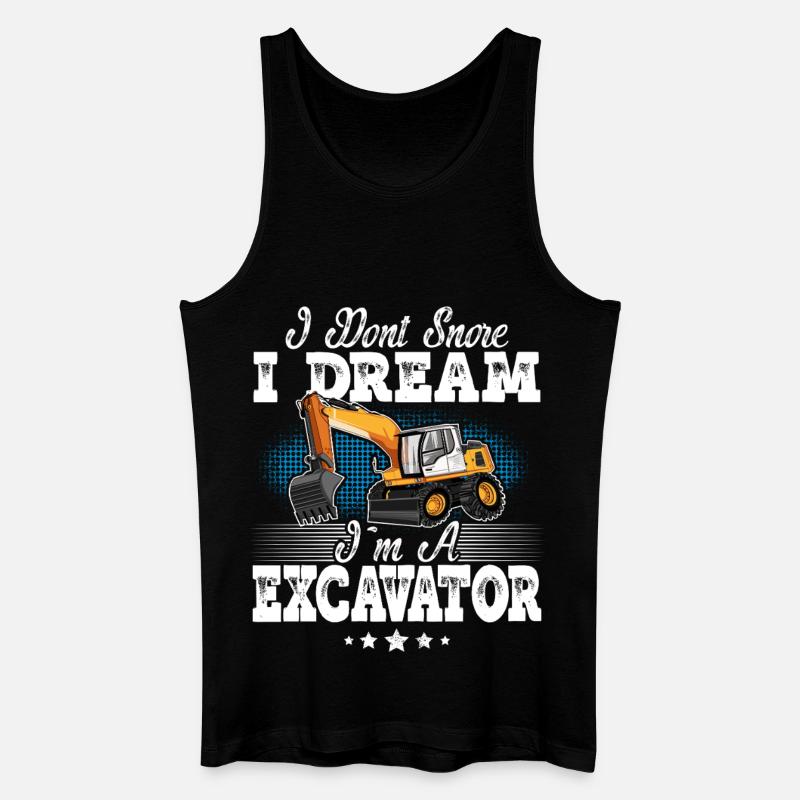 Excavator Operator - Men’s Organic Tank Top - black