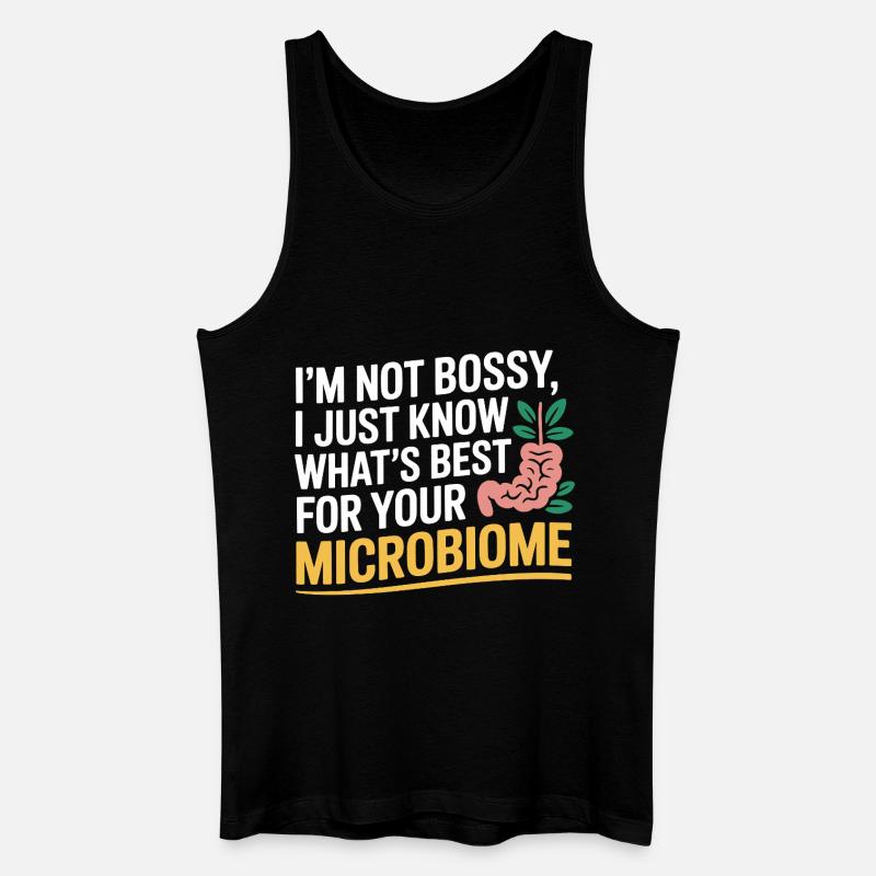Diététicienne professionnelle experte en microbiome - Débardeur bio Homme - noir