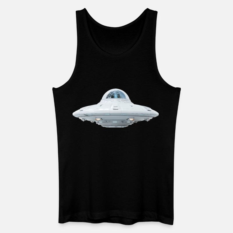 UFO - Männer Bio Tank Top - Schwarz