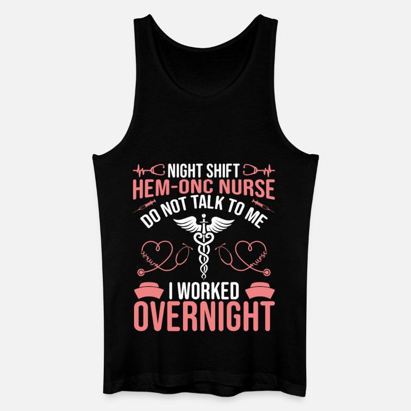 Hem/Onc Krankenschwester Ehemann Hämatologie Krankenschwester - Männer Bio Tank Top - Schwarz