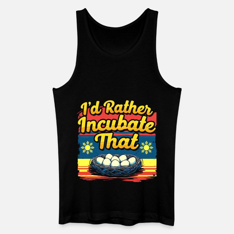 Balut Phillippinen I'd Rather Incubate That - Männer Bio Tank Top - Schwarz
