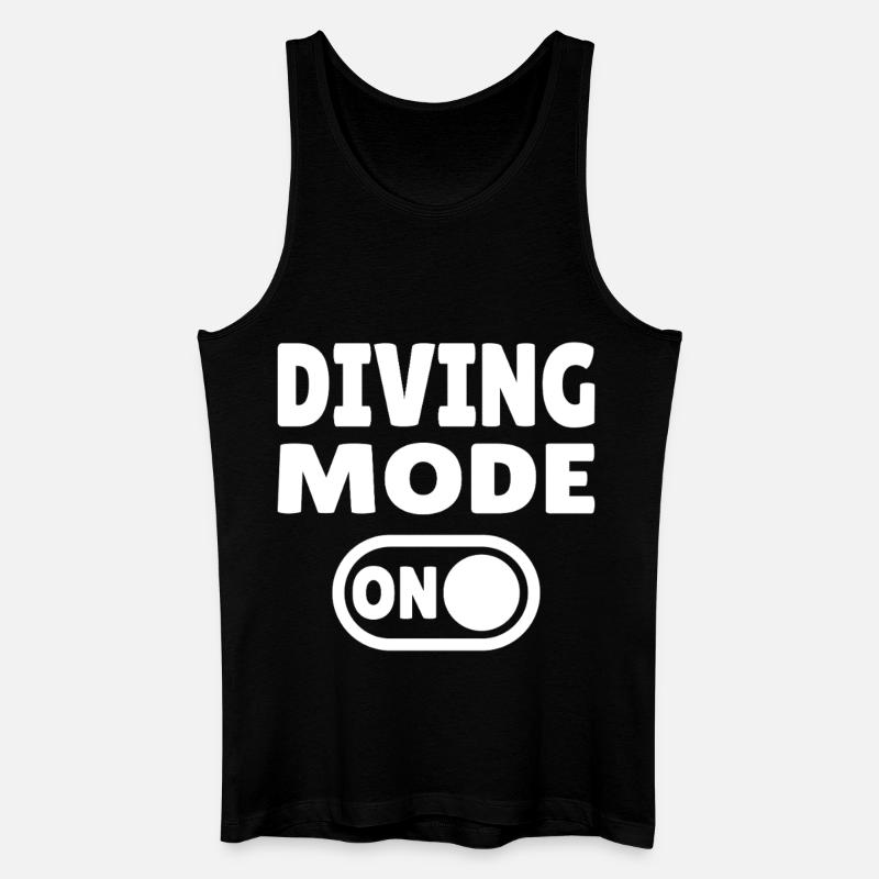 Diving Mode On – Tauchen - Men’s Organic Tank Top - black