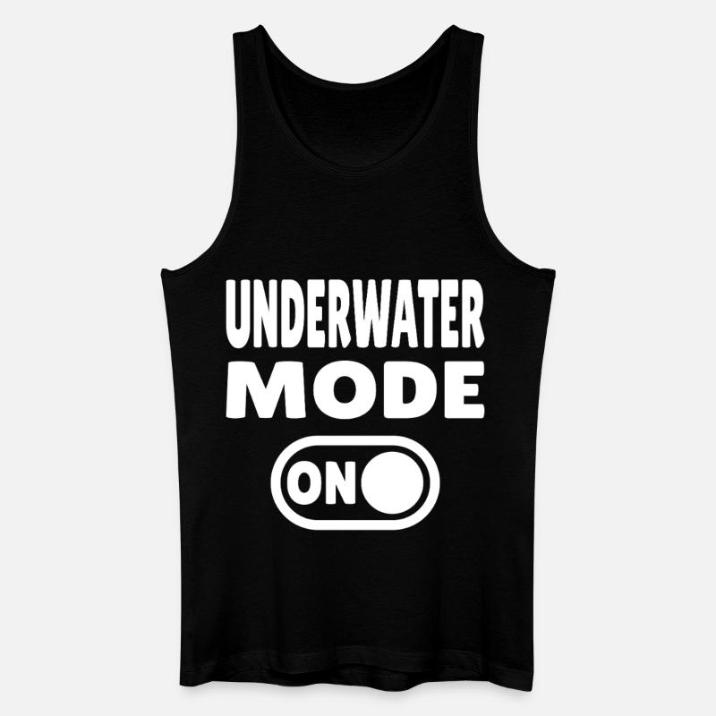 Underwater Mode ON  - Männer Bio Tank Top - Schwarz