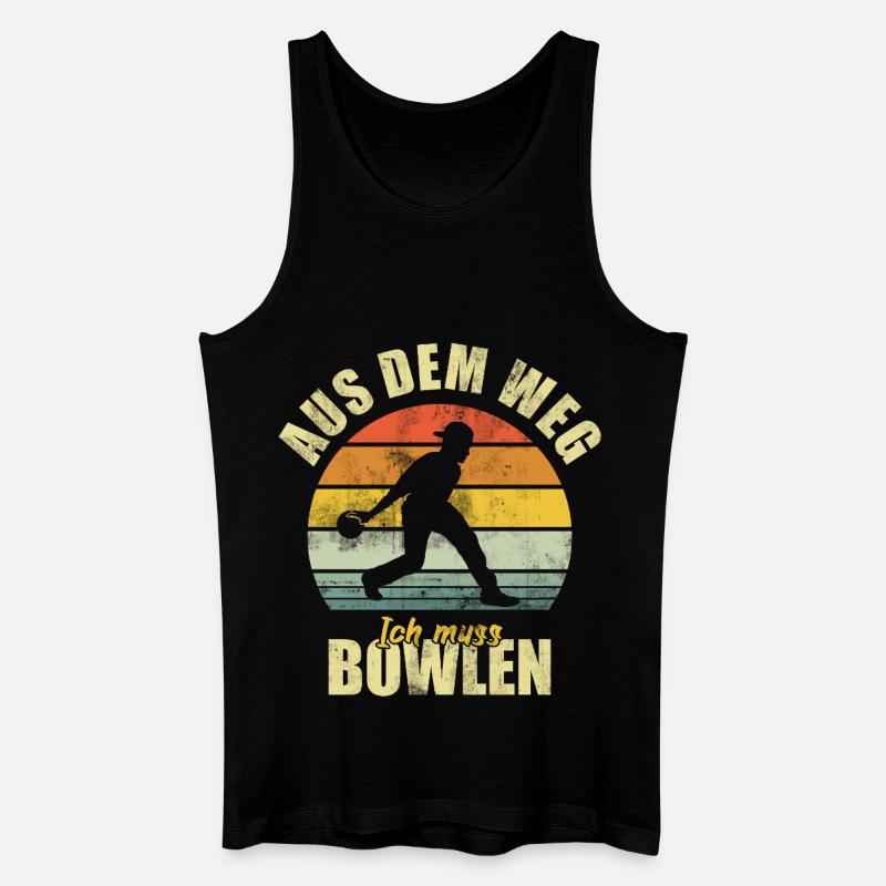 Bowling Bowling Funny Saying - Men’s Organic Tank Top - black