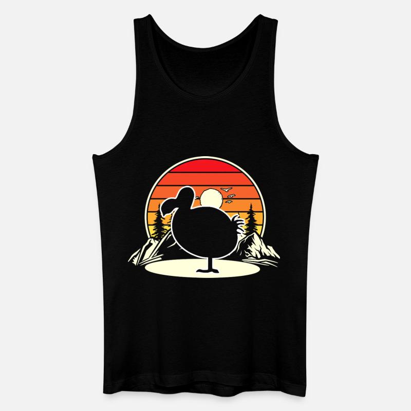 Dodo - Männer Bio Tank Top - Schwarz