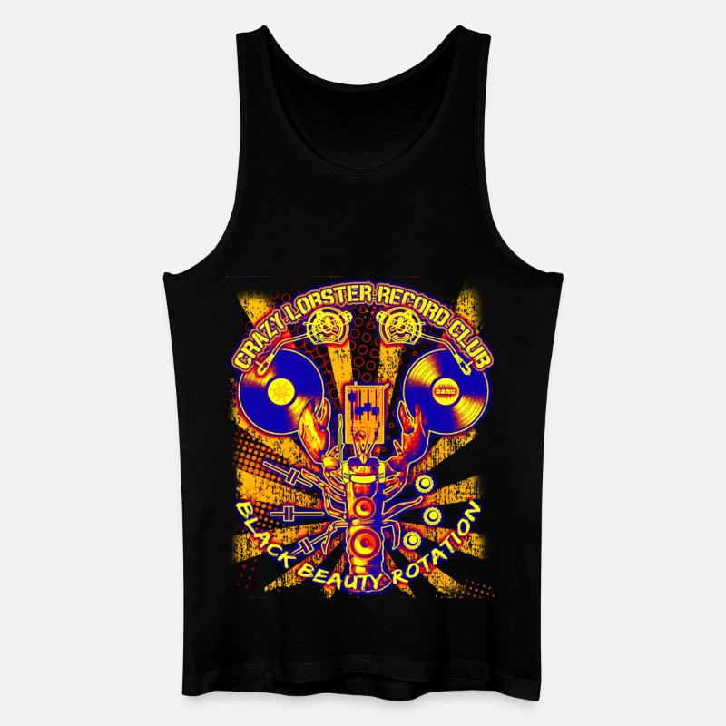 Djing - Männer Bio Tank Top - Schwarz