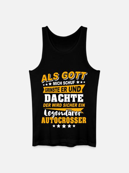 Autocrosser Autocross - Men’s Organic Tank Top - black