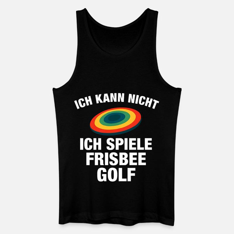 Frisbee Golf Excuse - Men’s Organic Tank Top - black