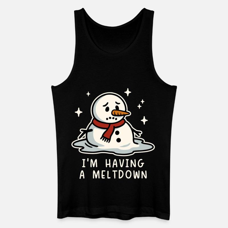 I'm having a meltdown - Men’s Organic Tank Top - black