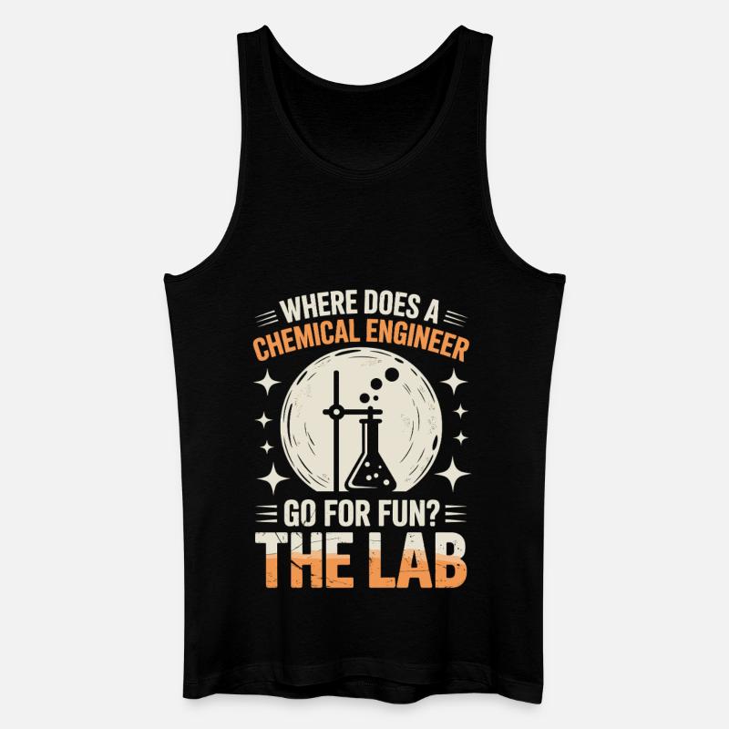 Proud engineering lab life - Men’s Organic Tank Top - black