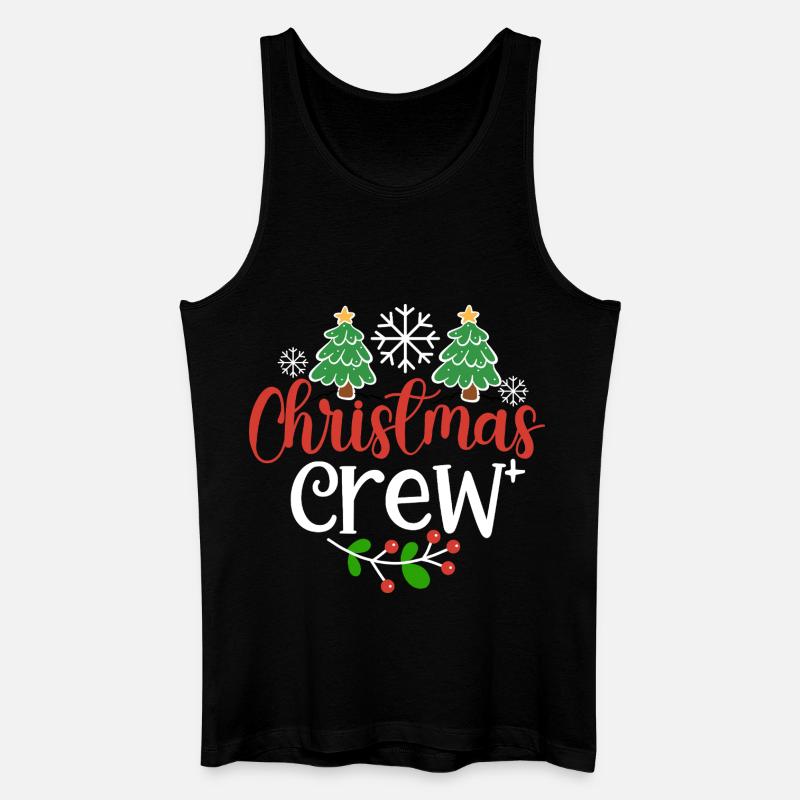 Christmas Crew - Männer Bio Tank Top - Schwarz