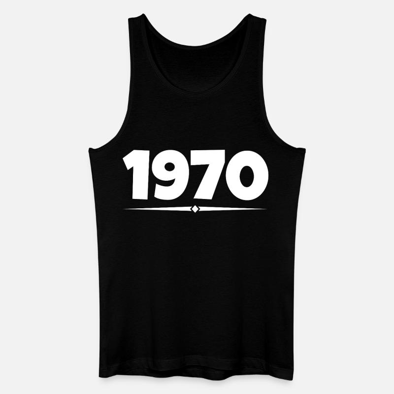 Geschenk von 1970 - Männer Bio Tank Top - Schwarz