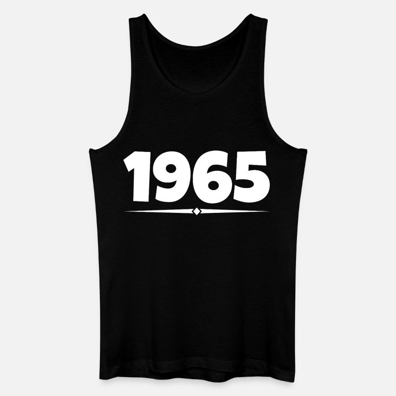 Geschenk von 1965 - Männer Bio Tank Top - Schwarz