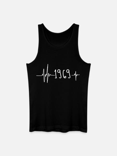 1969 - Männer Bio Tank Top - Schwarz