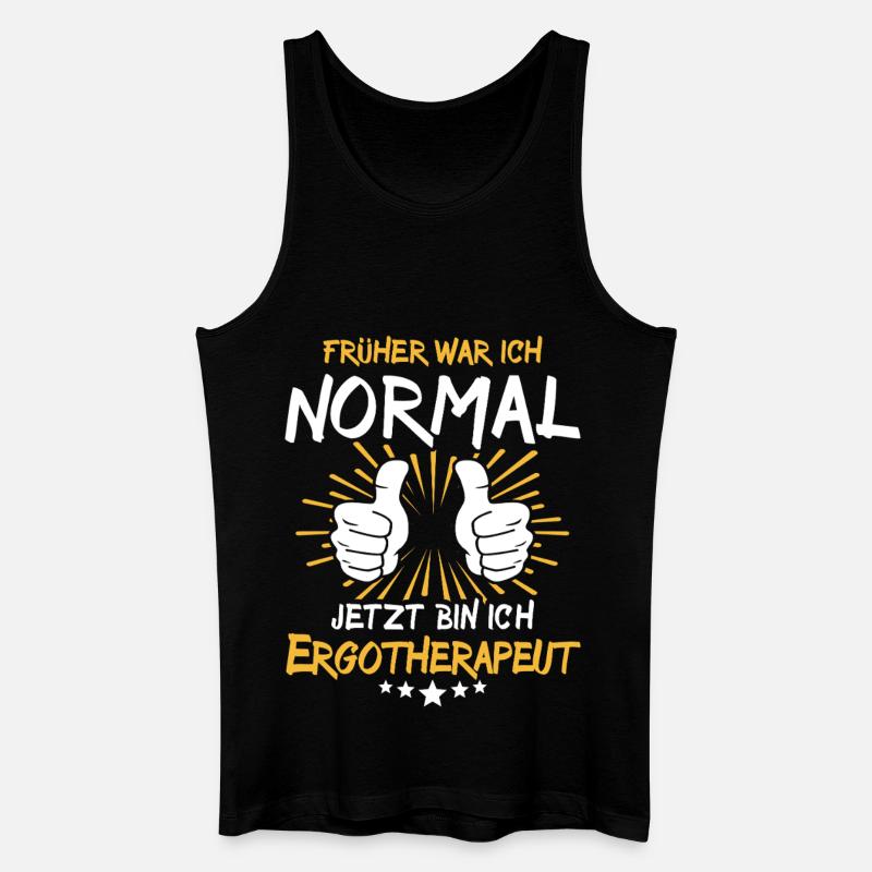 Ergotherapeut Spruch - Männer Bio Tank Top - Schwarz