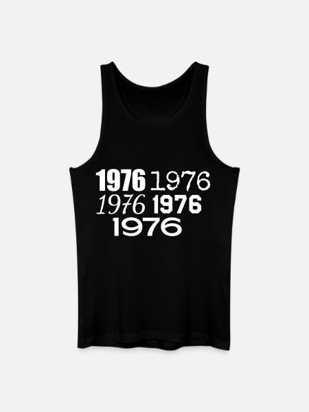 1976 - Men’s Organic Tank Top - black