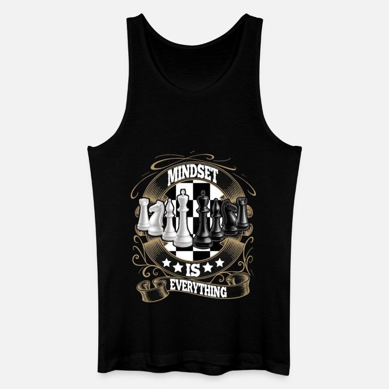 Schach - Männer Bio Tank Top - Schwarz