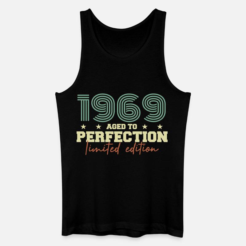 1969 - Männer Bio Tank Top - Schwarz