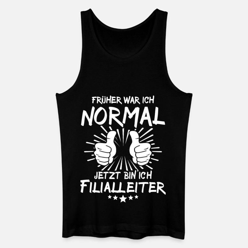 Filialleiter - Männer Bio Tank Top - Schwarz