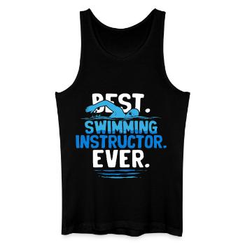 Schwimmlehrer Best Swimming Instructor Ever - Men’s Organic Tank Top - black - Front
