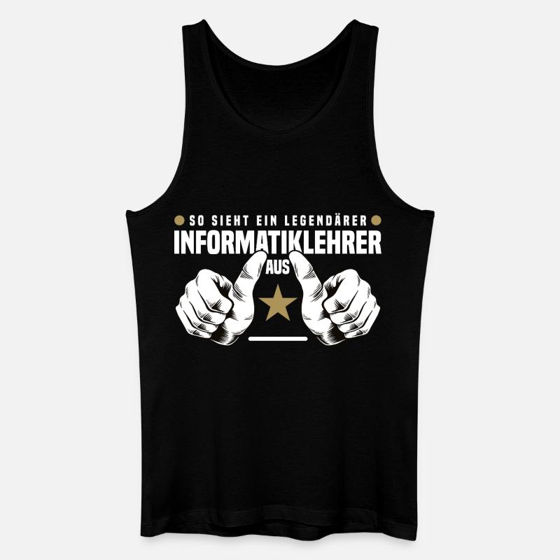 Computer Science Teacher - Men’s Organic Tank Top - black