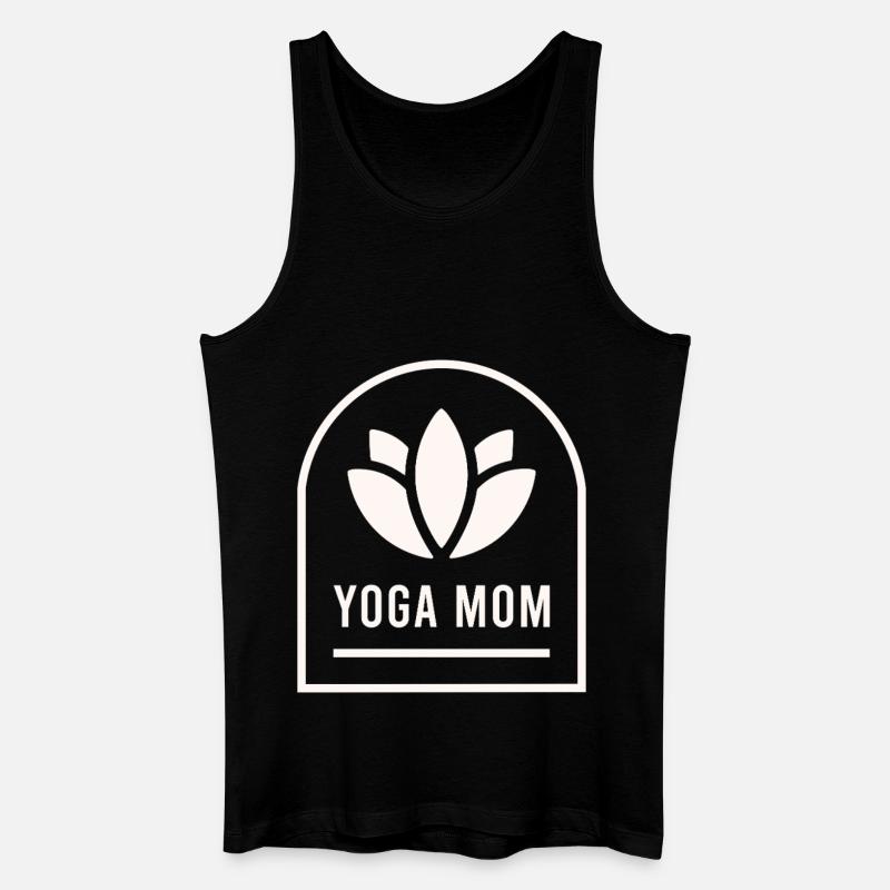 Yoga-Mama Yogi-Mutter - Männer Bio Tank Top - Schwarz