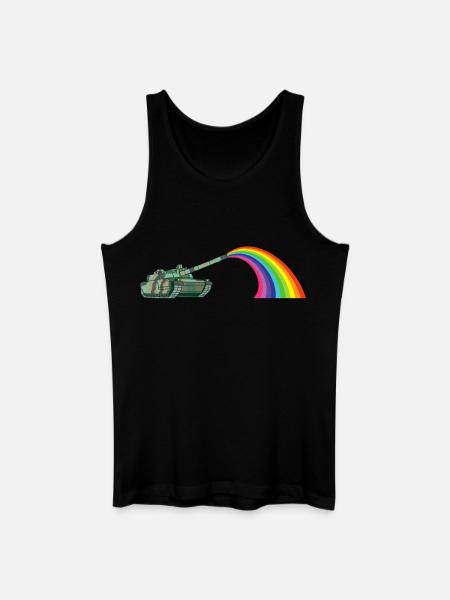 Peace chariot - Men’s Organic Tank Top - black