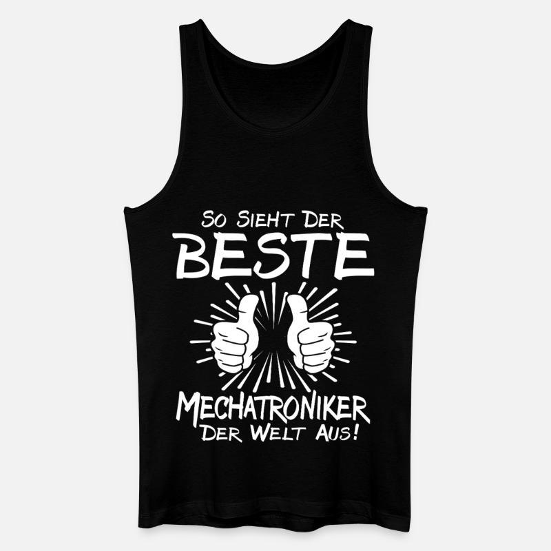 Bester Mechatroniker - Männer Bio Tank Top - Schwarz