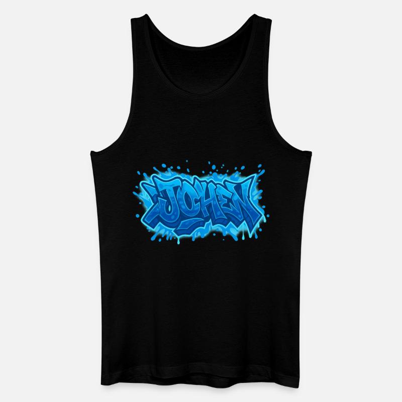 Graffiti JOHEN Name Geschenk Ideal druckbar - Männer Bio Tank Top - Schwarz