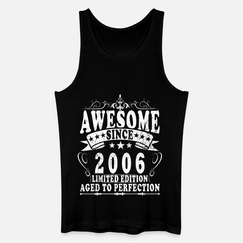 Awesome 2006 Limited Edition - Männer Bio Tank Top - Schwarz