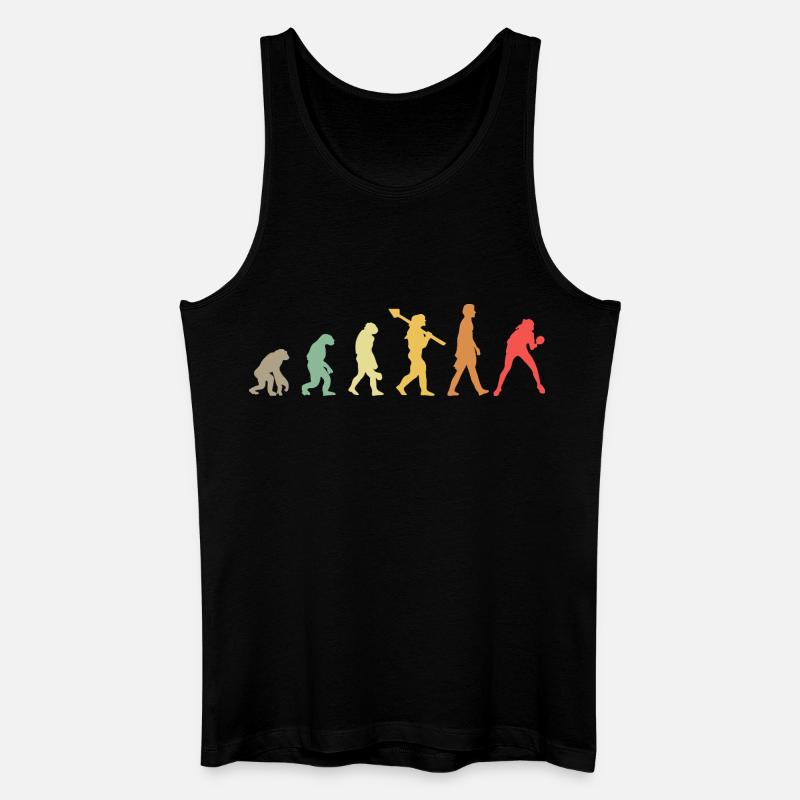 Table Tennis Evolution - Men’s Organic Tank Top - black