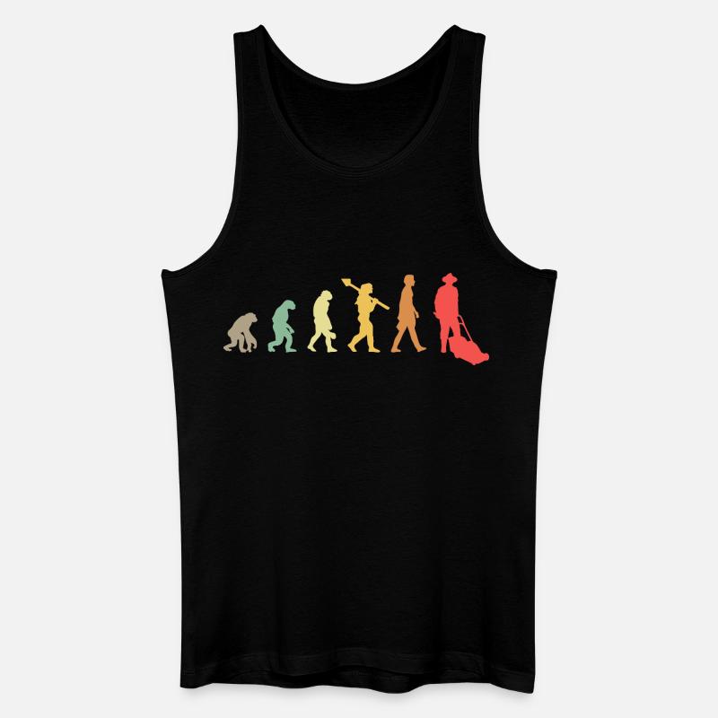 Evolution Gardener Gardening - Männer Bio Tank Top - Schwarz