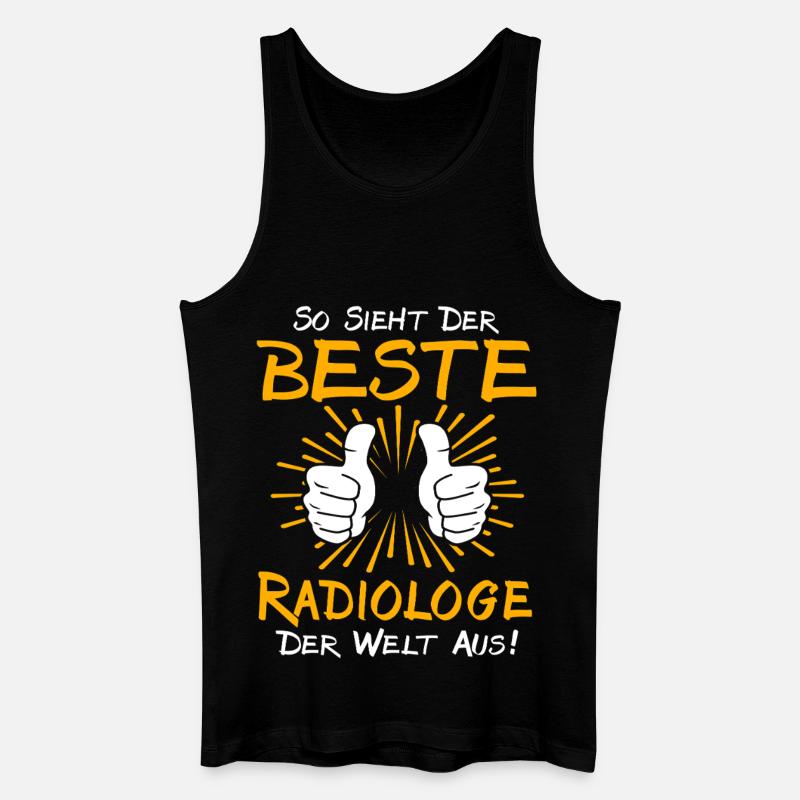 Radiologe Geschenkidee - Männer Bio Tank Top - Schwarz