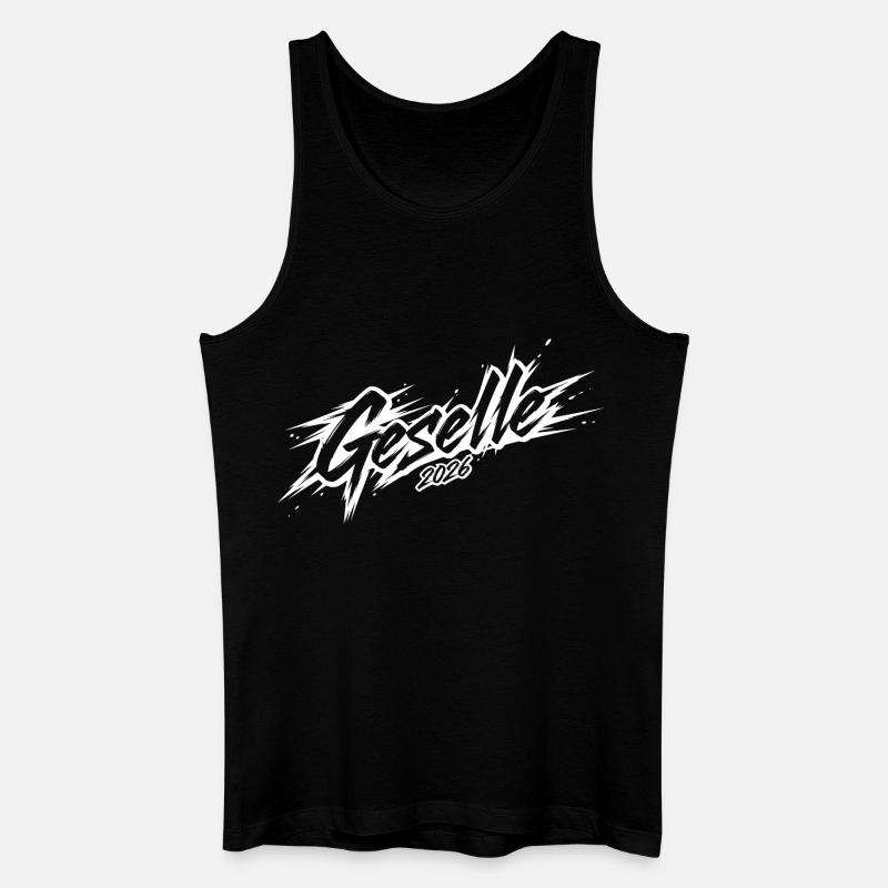 Geselle 2026 - Männer Bio Tank Top - Schwarz