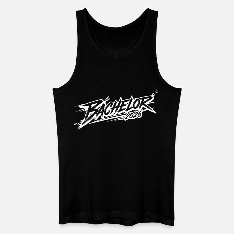 Bachelor 2026 - Männer Bio Tank Top - Schwarz