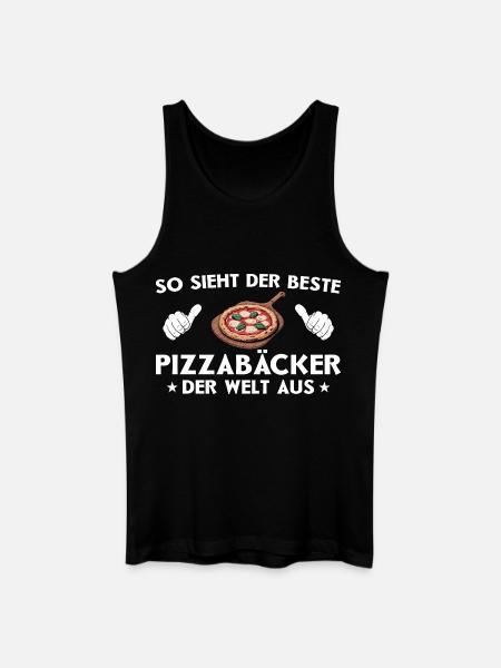 Pizza Best Pizza Maker Gift Idea - Men’s Organic Tank Top - black