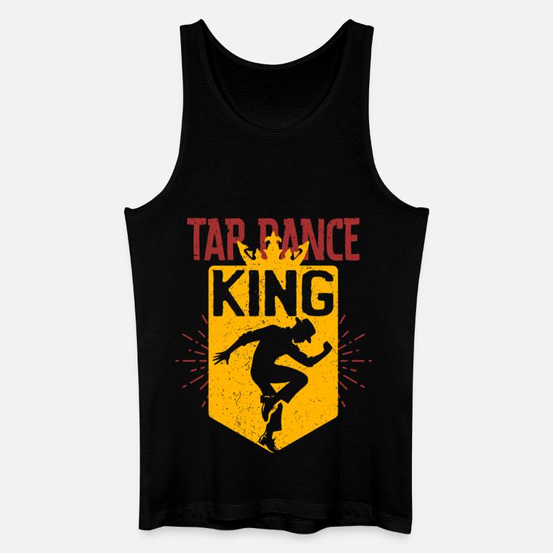 Stepptanz Stepptänzer Stepptänzerin Stepper - Männer Bio Tank Top - Schwarz