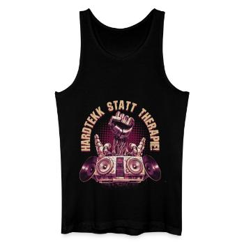 Hardtekk Tekke East Germany - Men’s Organic Tank Top - black - Front