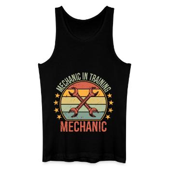 Car Garage Mechanic In Training Auto Technician - Männer Bio Tank Top - Schwarz - Vorne