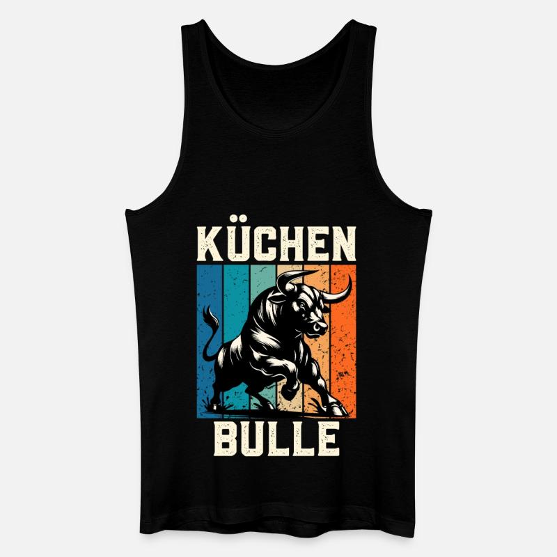 Chef KÜCHENBULLE Chefs Fun - Débardeur bio Homme - noir