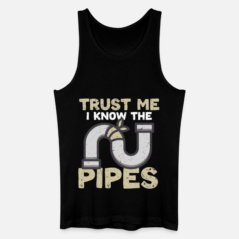 Pipe Layer Pipeline Builder - Men’s Organic Tank Top - black