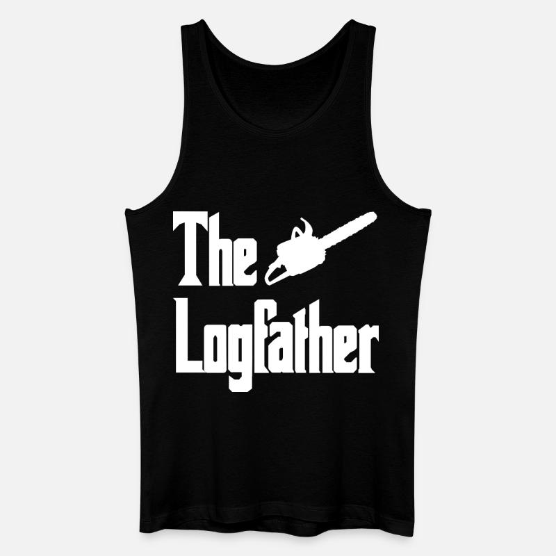 Lumberjack Icon Parody - Männer Bio Tank Top - Schwarz