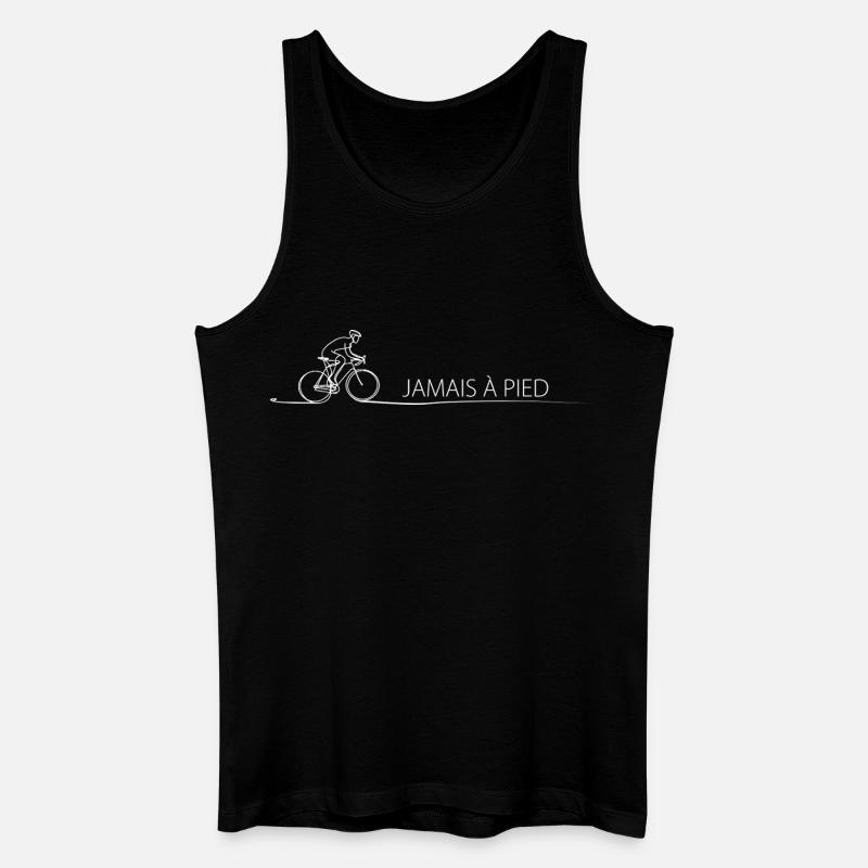 Radfahrer Spruch Geschenkidee Fahrrad - Männer Bio Tank Top - Schwarz