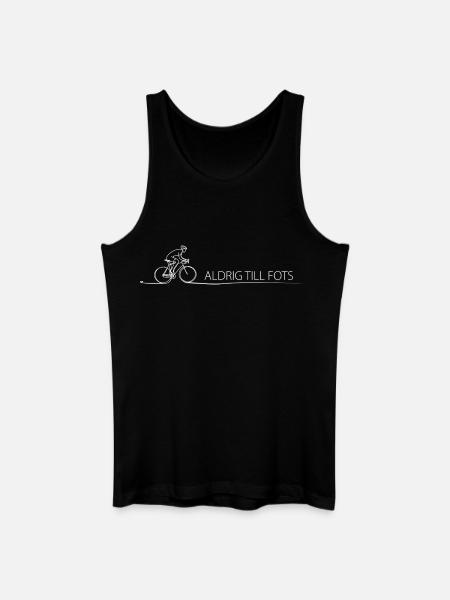 Radfahrer Spruch Geschenkidee Fahrrad - Männer Bio Tank Top - Schwarz